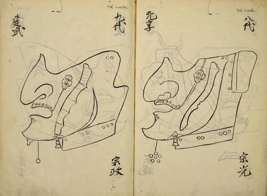 An illustration from Myōchin Shikibu kadensho, 1753, leaf 10