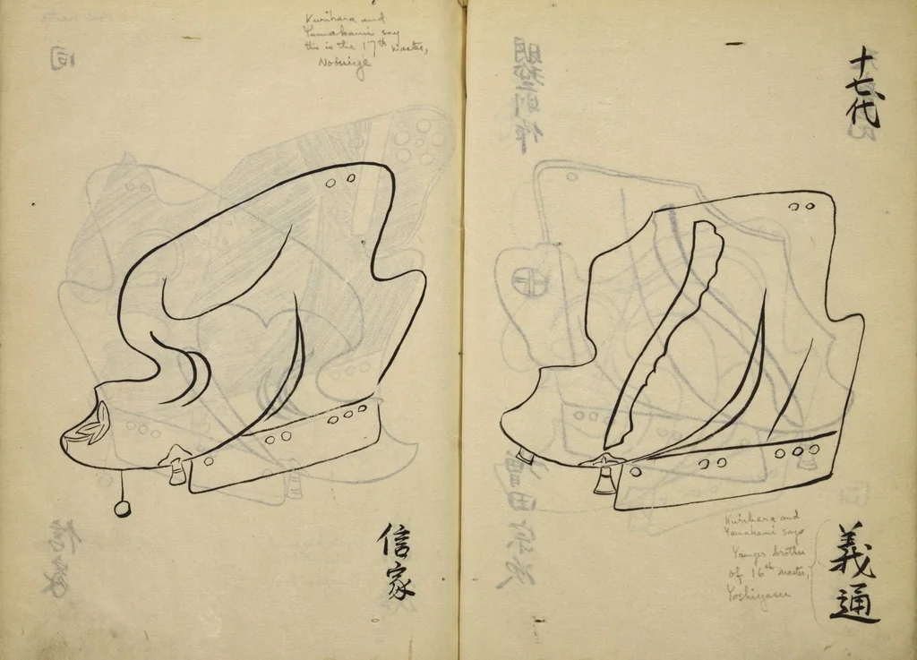 An illustration from Myōchin Shikibu kadensho, 1753, leaf 18