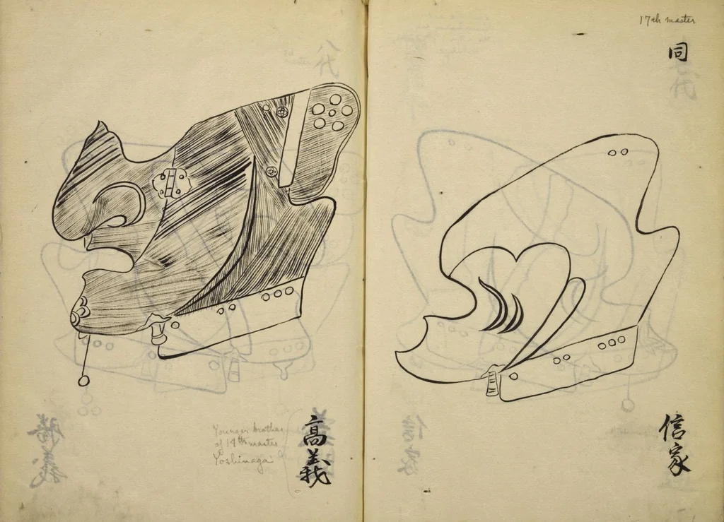 An illustration from Myōchin Shikibu kadensho, 1753, leaf 19