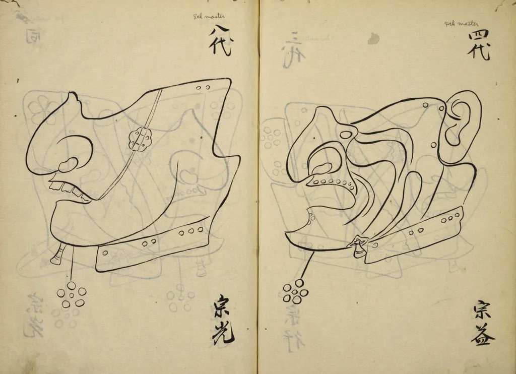 An illustration from Myōchin Shikibu kadensho, 1753, leaf 25