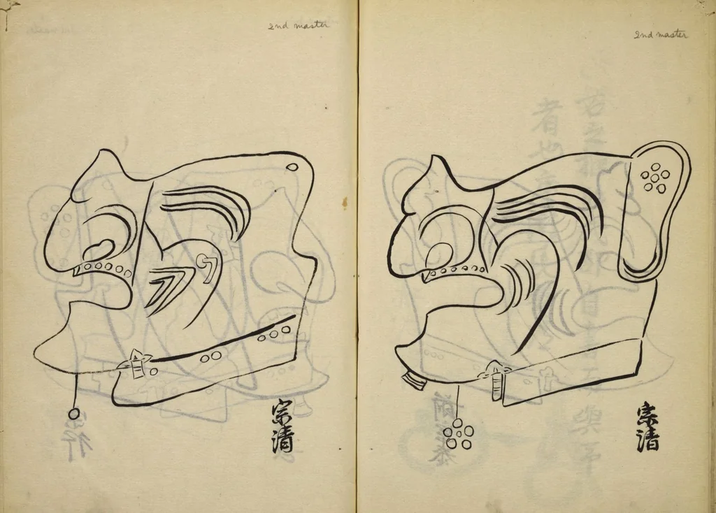 An illustration from Myōchin Shikibu kadensho, 1753, leaf 51