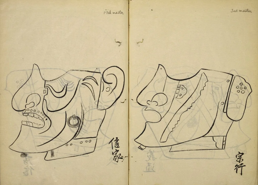 An illustration from Myōchin Shikibu kadensho, 1753, leaf 69