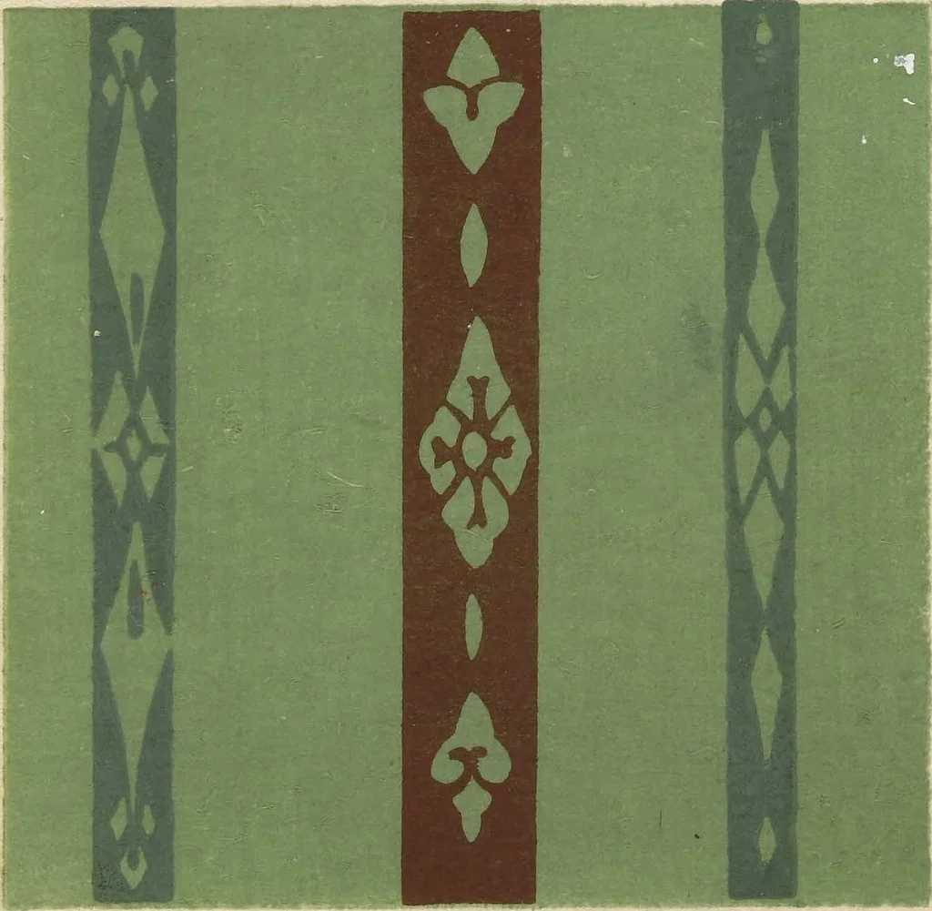 An illustration from Shima shima : Volume 2 / [chosakusha Furuya Kōrin], 1906, leaf 9