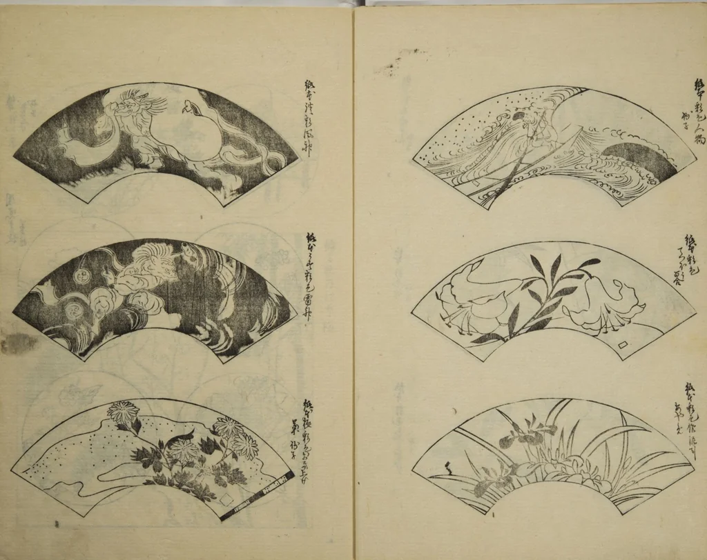 An illustration from One Hundred Paintings by Kōrin (Kōrin hyakuzu) : [volume 3], 1815, leaf 6