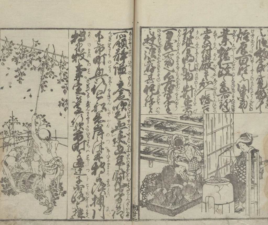 An illustration from Illustrated Book of Domestic Manners (Ehon teikin ōrai 絵本庭訓往来) : [volume 1], 1828, leaf 26