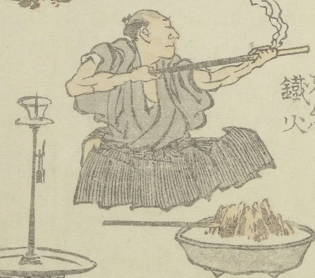 An illustration from Transmitting the Spirit, Revealing the Form of Things, Volume 1 to 15 of Hokusai Sketchbooks (Denshin kaishu: Hokusai manga, shohen - jugohen), 1848, leaf 30
