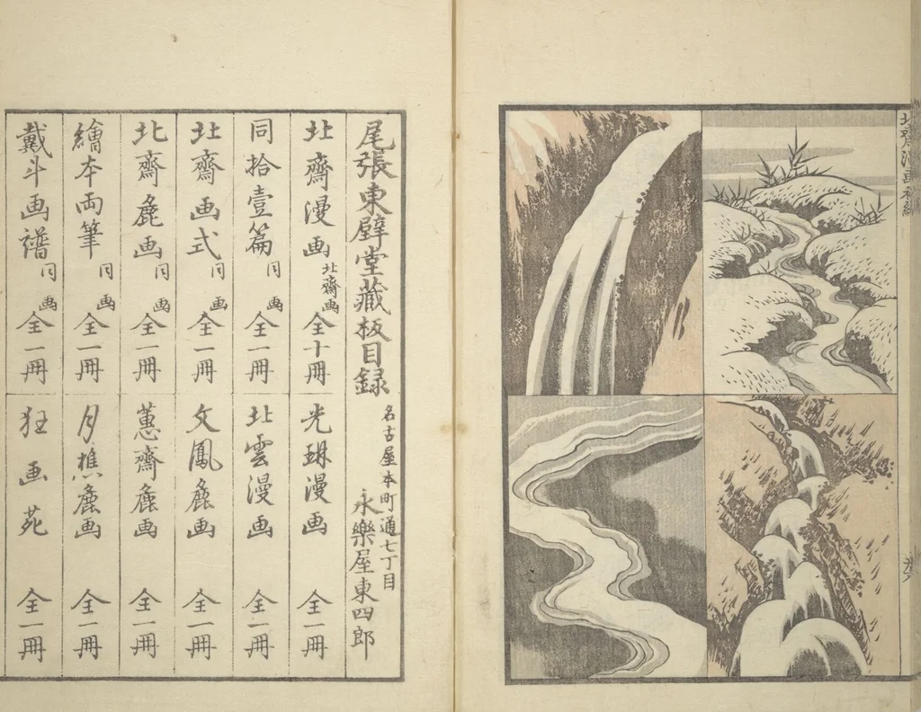 An illustration from Transmitting the Spirit, Revealing the Form of Things, Volume 1 to 15 of Hokusai Sketchbooks (Denshin kaishu: Hokusai manga, shohen - jugohen), 1848, leaf 29