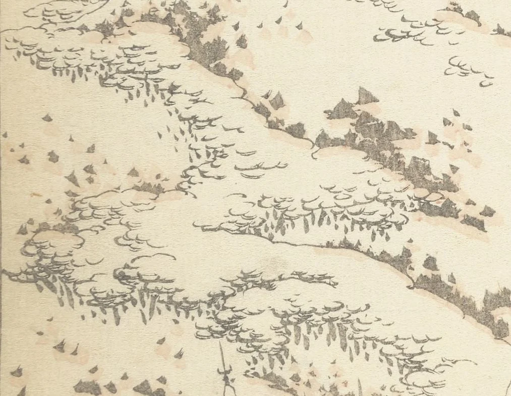 An illustration from Transmitting the Spirit, Revealing the Form of Things, Volume 1 to 15 of Hokusai Sketchbooks (Denshin kaishu: Hokusai manga, shohen - jugohen), 1848, leaf 29