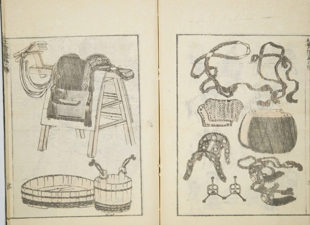 An illustration from Transmitting the Spirit, Revealing the Form of Things, Volume 6 of Hokusai Sketchbooks (Denshin kaishu: Hokusai manga, gohen), leaf 14