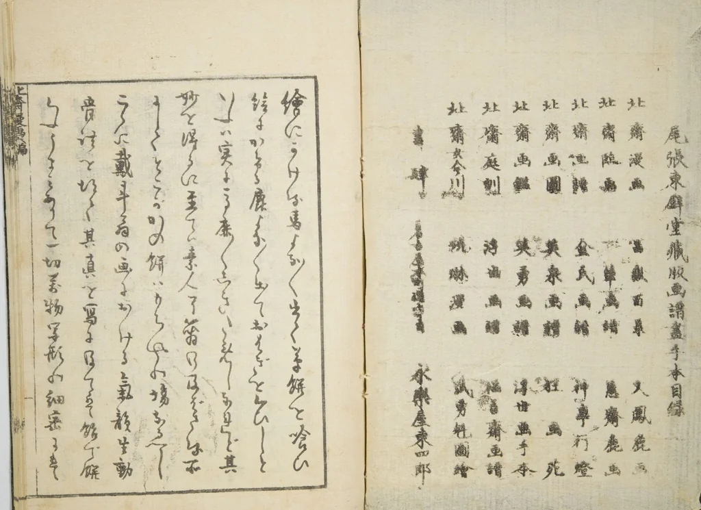 An illustration from Transmitting the Spirit, Revealing the Form of Things, Volume 6 of Hokusai Sketchbooks (Denshin kaishu: Hokusai manga, gohen), leaf 2