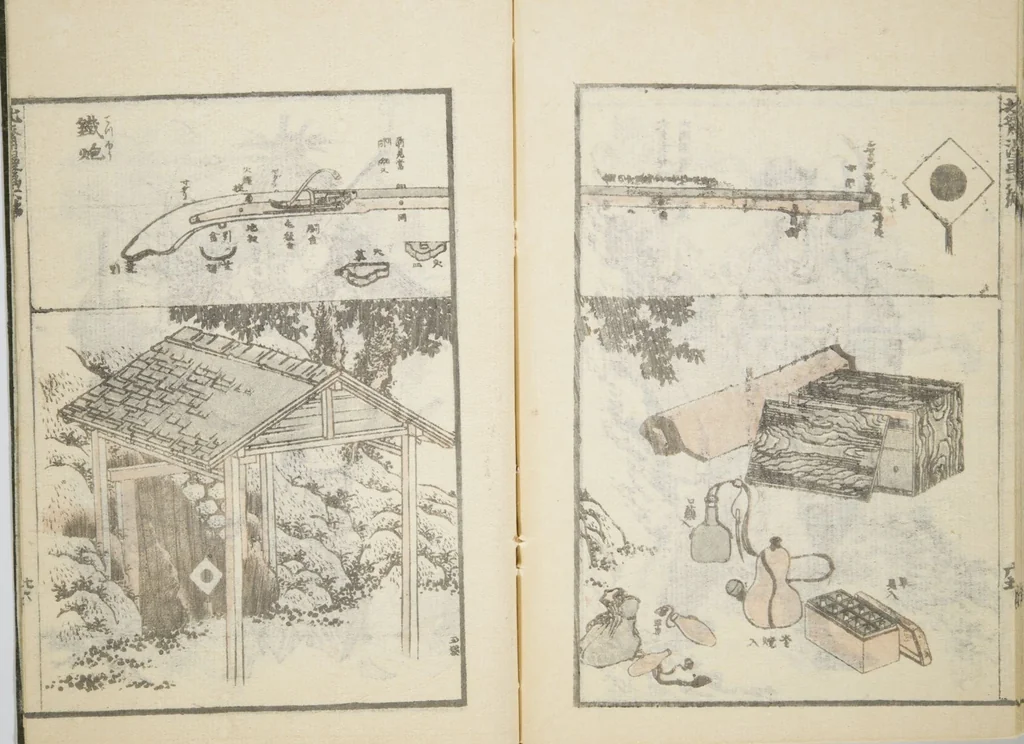 An illustration from Transmitting the Spirit, Revealing the Form of Things, Volume 6 of Hokusai Sketchbooks (Denshin kaishu: Hokusai manga, gohen), leaf 27