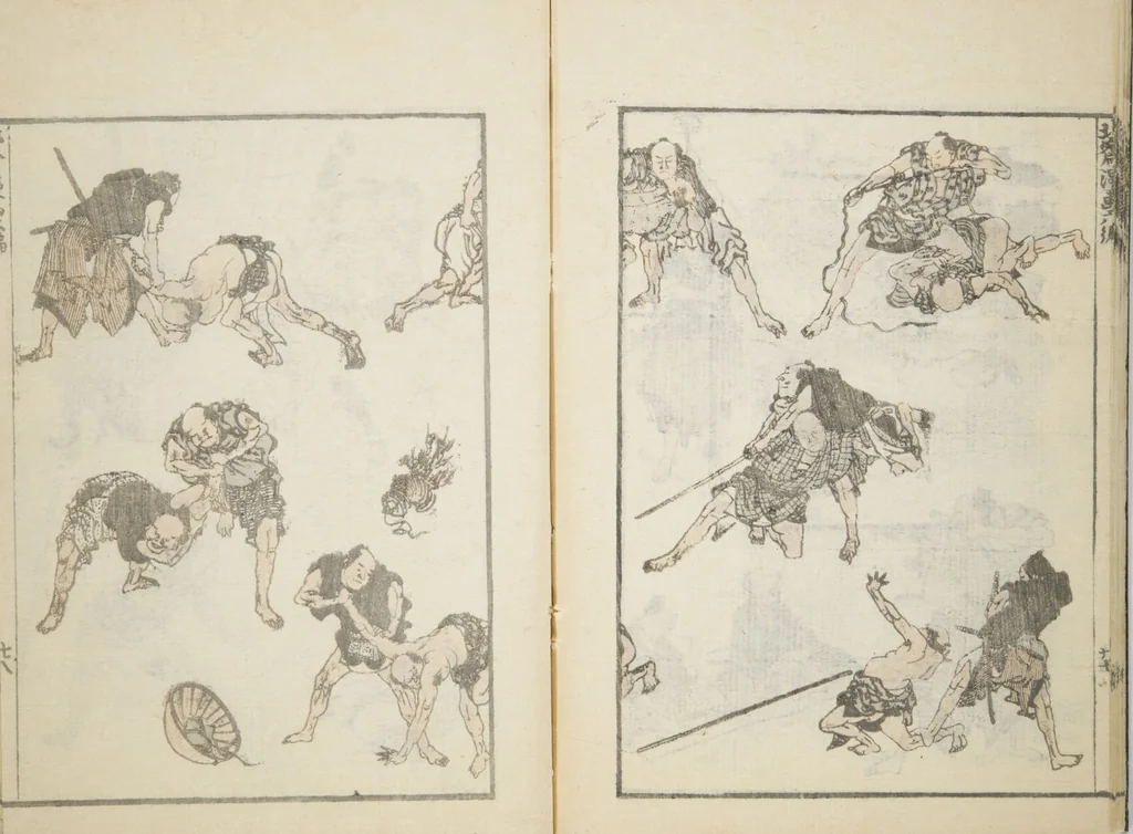 An illustration from Transmitting the Spirit, Revealing the Form of Things, Volume 6 of Hokusai Sketchbooks (Denshin kaishu: Hokusai manga, gohen), leaf 29