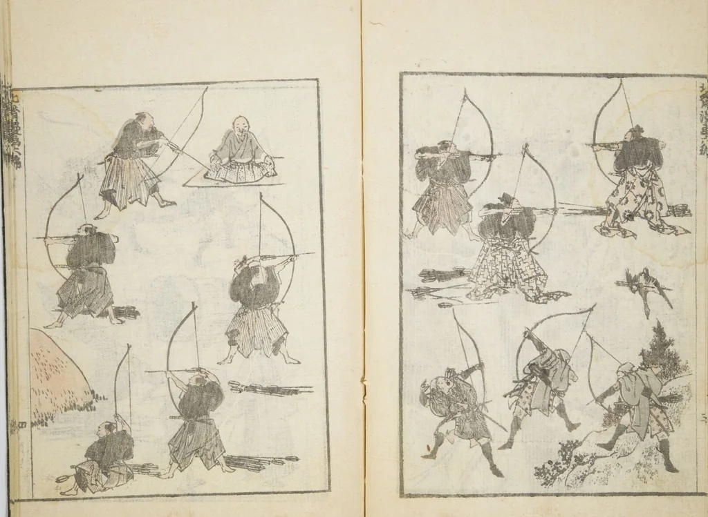 An illustration from Transmitting the Spirit, Revealing the Form of Things, Volume 6 of Hokusai Sketchbooks (Denshin kaishu: Hokusai manga, gohen), leaf 5