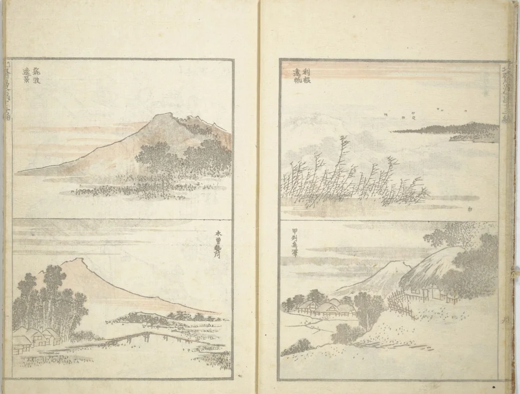 An illustration from Transmitting the Spirit, Revealing the Form of Things, Volume 1 to 15 of Hokusai Sketchbooks (Denshin kaishu: Hokusai manga, shohen - jugohen), 1848, leaf 11