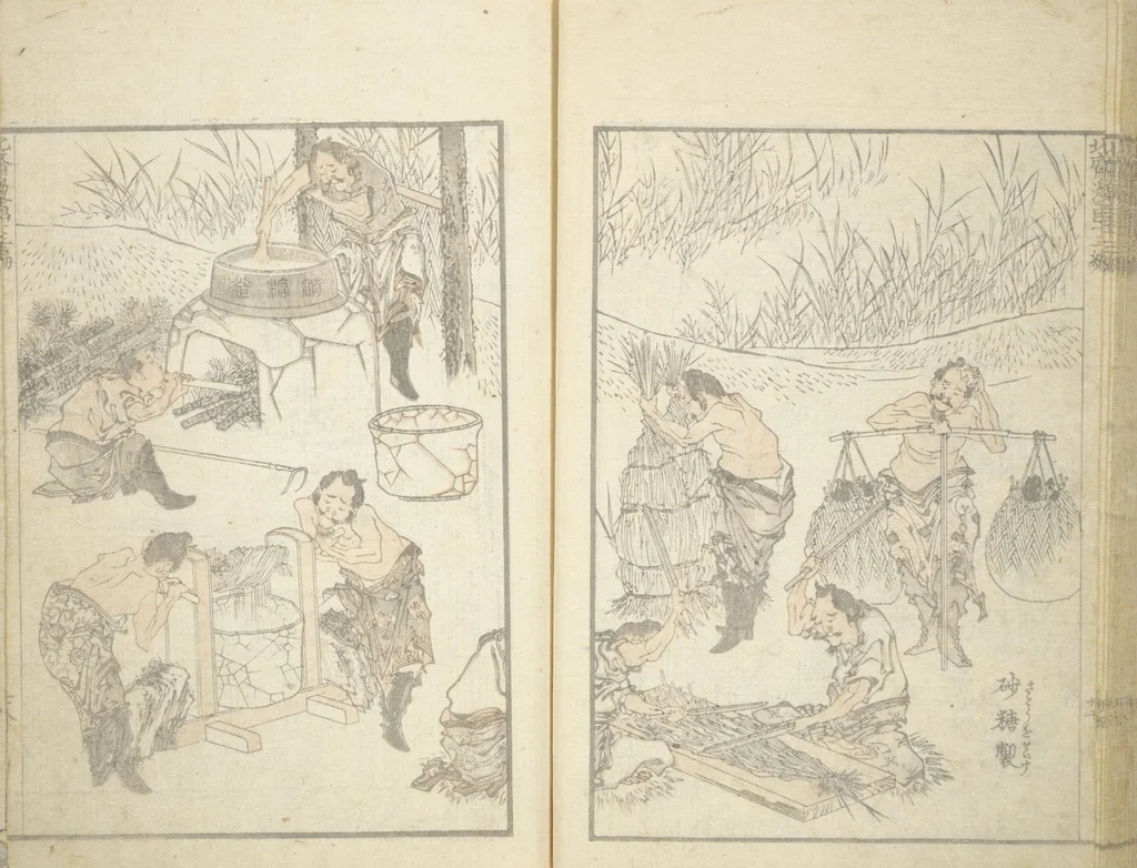 An illustration from Transmitting the Spirit, Revealing the Form of Things, Volume 1 to 15 of Hokusai Sketchbooks (Denshin kaishu: Hokusai manga, shohen - jugohen), 1848, leaf 29