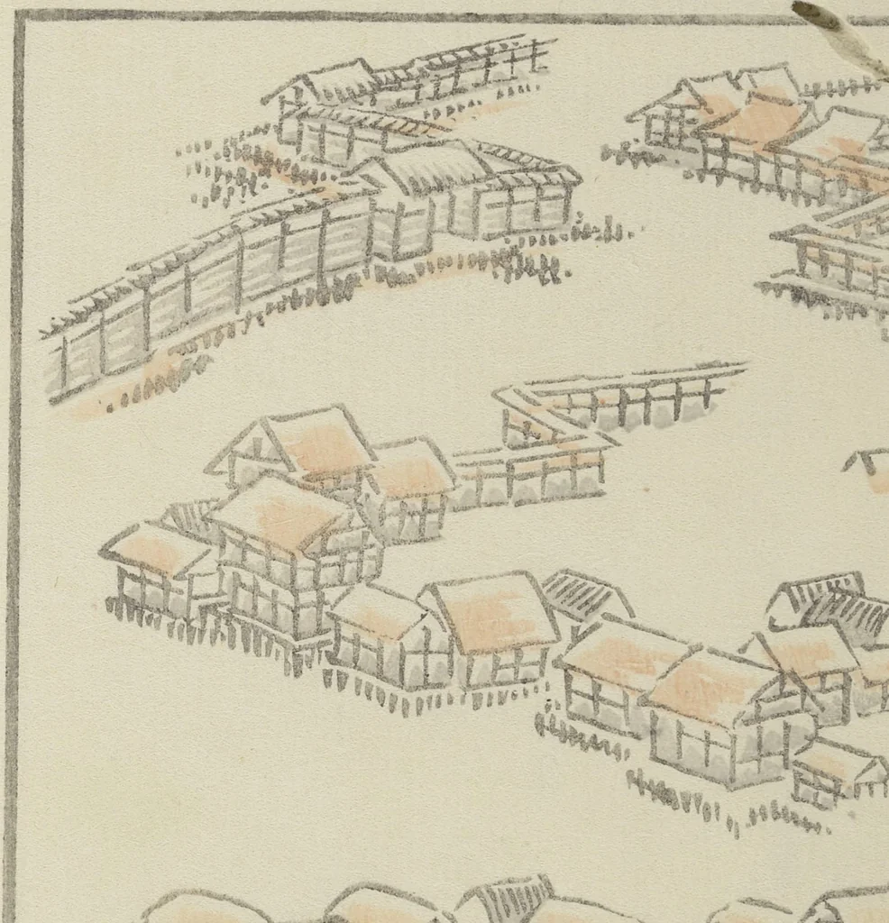 An illustration from Transmitting the Spirit, Revealing the Form of Things, Volume 1 to 15 of Hokusai Sketchbooks (Denshin kaishu: Hokusai manga, shohen - jugohen), 1848, leaf 28