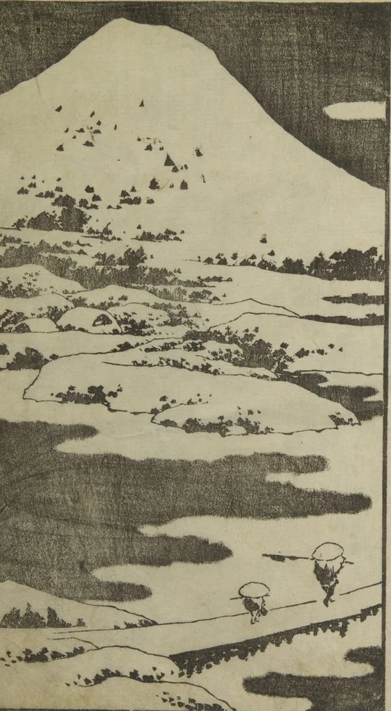 An illustration from Various Pictures by Hokusai (Hokusai soga), 1820, leaf 29