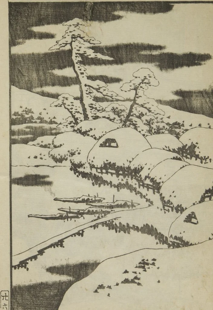 An illustration from Various Pictures by Hokusai (Hokusai soga), 1820, leaf 29