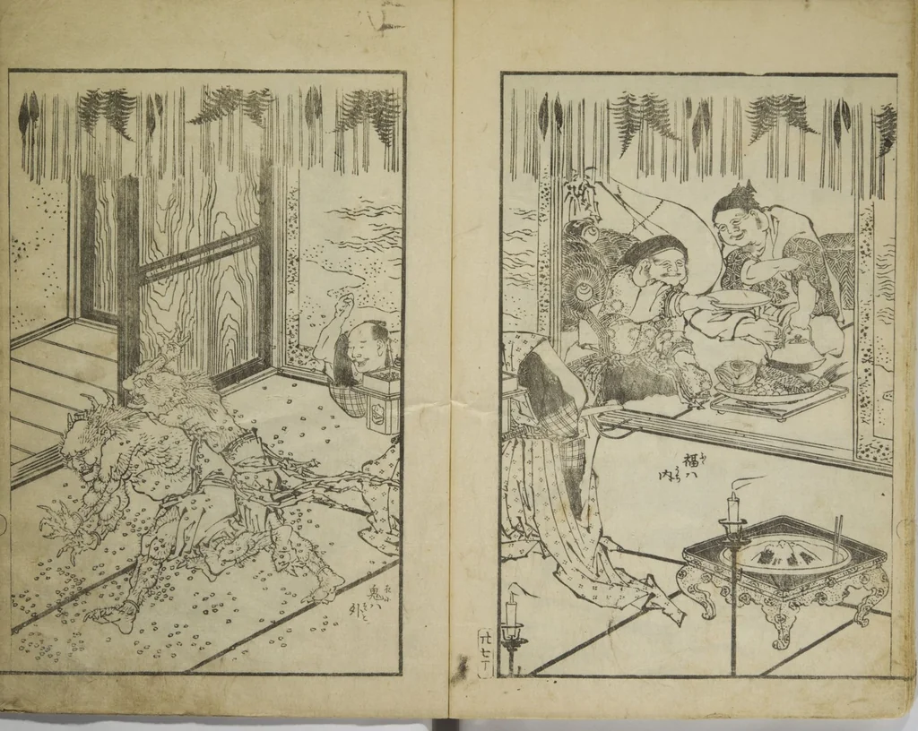 An illustration from Various Pictures by Hokusai (Hokusai soga), 1820, leaf 30
