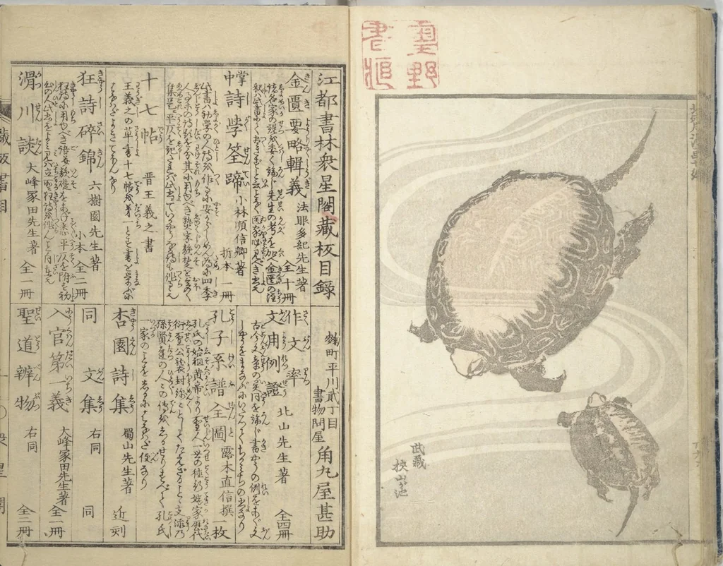 An illustration from Transmitting the Spirit, Revealing the Form of Things, Volume 1 to 15 of Hokusai Sketchbooks (Denshin kaishu: Hokusai manga, shohen - jugohen), 1848, leaf 32