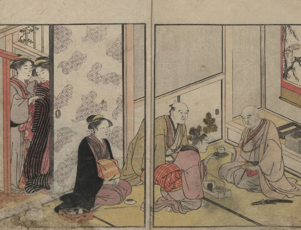 An illustration from Prosperity of the Family (Ehon sakae gusa) : [volume 1], 1790, leaf 5