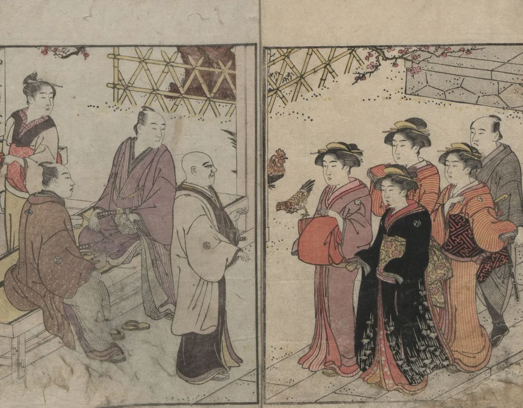An illustration from Prosperity of the Family (Ehon sakae gusa) : [volume 1], 1790, leaf 6