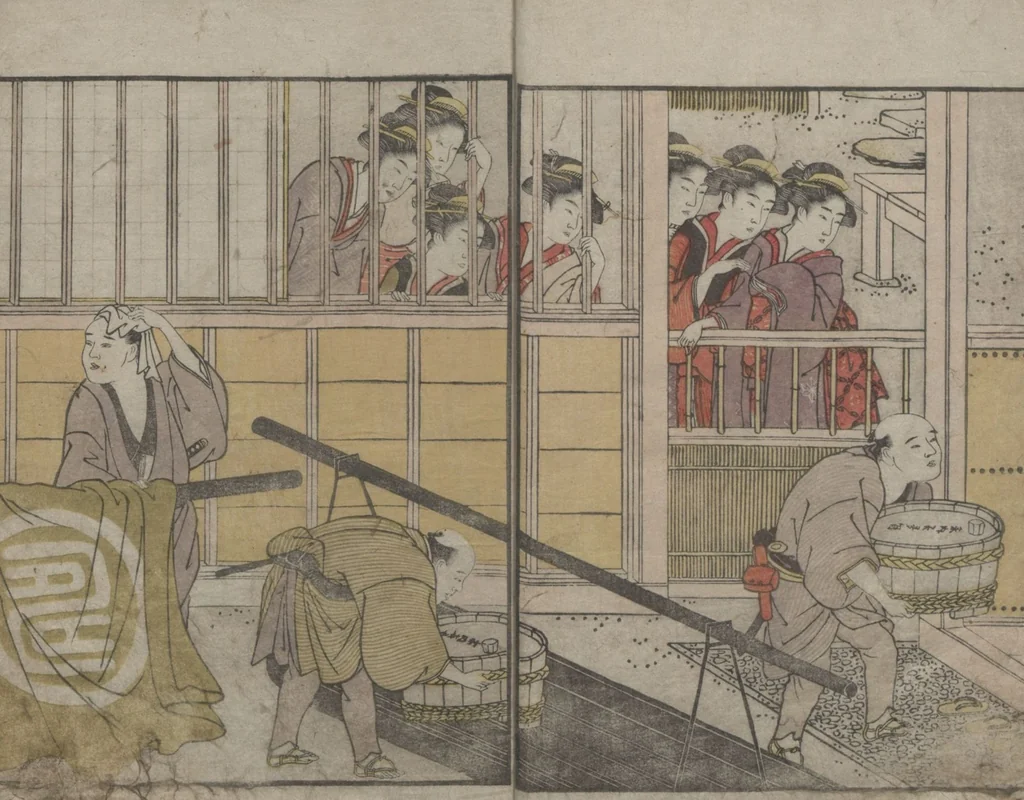 An illustration from Prosperity of the Family (Ehon sakae gusa) : [volume 1], 1790, leaf 7