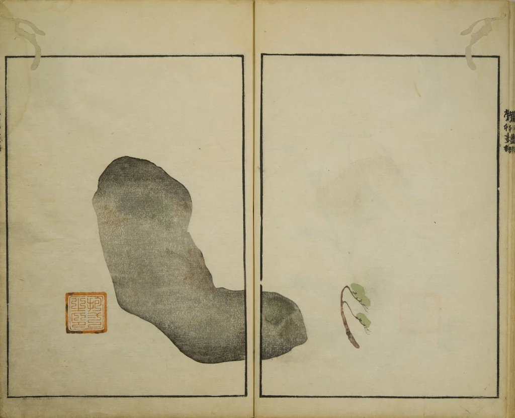 An illustration from Picture Album by Ōson (Hōitsu) (Ōson fuga), 1817, leaf 19