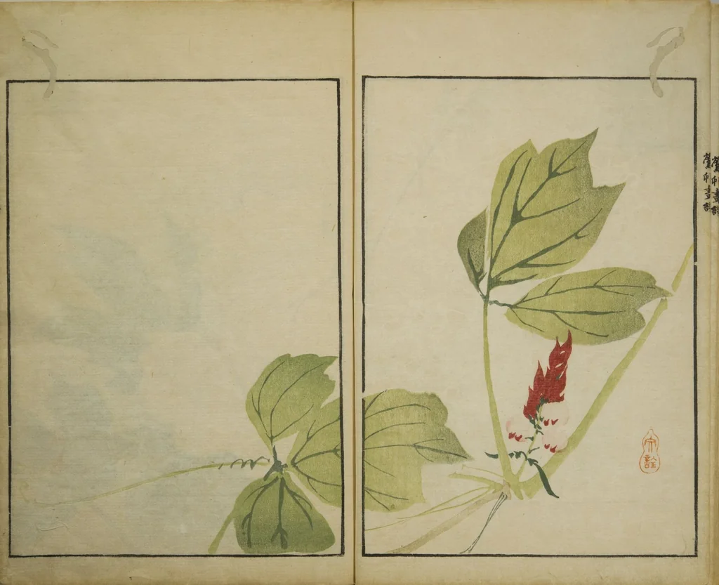 An illustration from Picture Album by Ōson (Hōitsu) (Ōson fuga), 1817, leaf 21