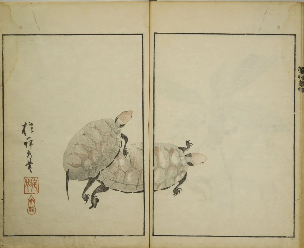 An illustration from Picture Album by Ōson (Hōitsu) (Ōson fuga), 1817, leaf 28
