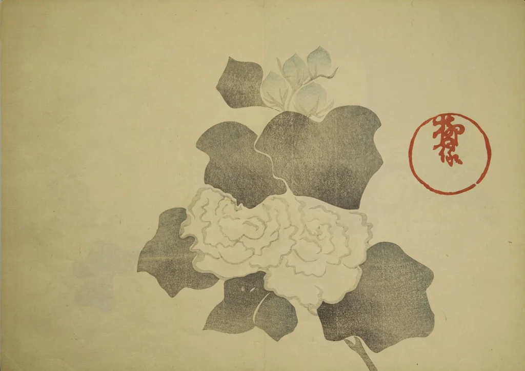 An illustration from Kōrin Picture Album (Kōrin gafu), 1826, leaf 6