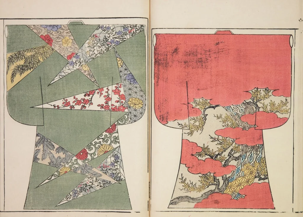 An illustration from Moyō hinagata miyako no nishiki / [henshū Yamanaka Kichirobē] : [volume 2], 1886, leaf 17