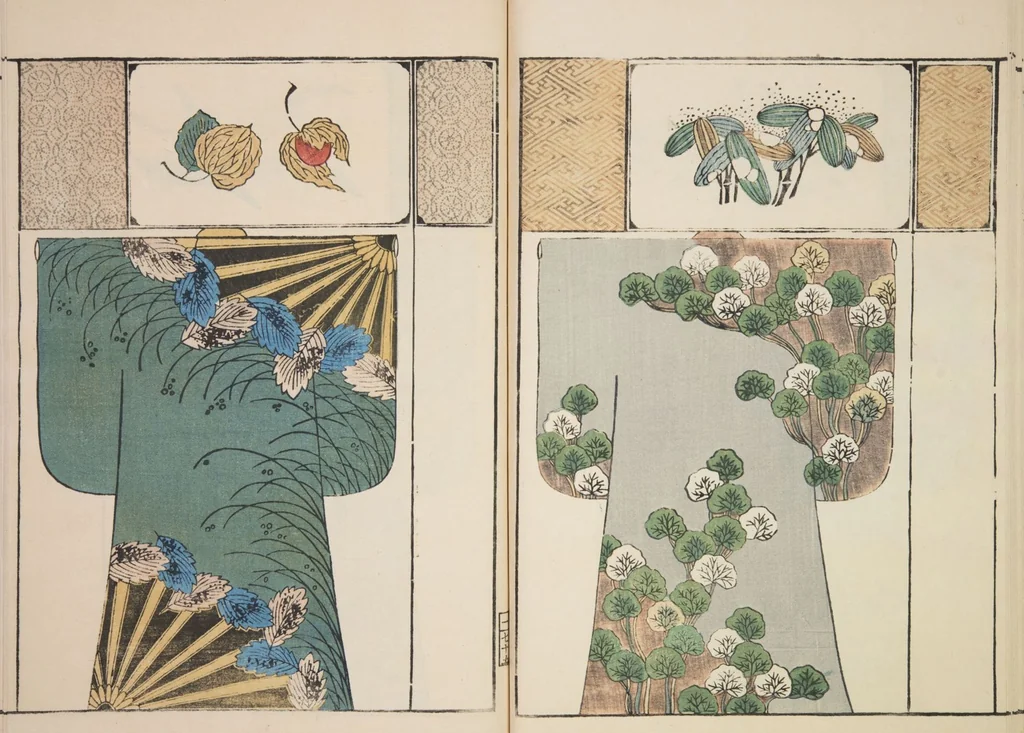An illustration from Moyō hinagata miyako no nishiki / [henshū Yamanaka Kichirobē] : [volume 3], 1886, leaf 23