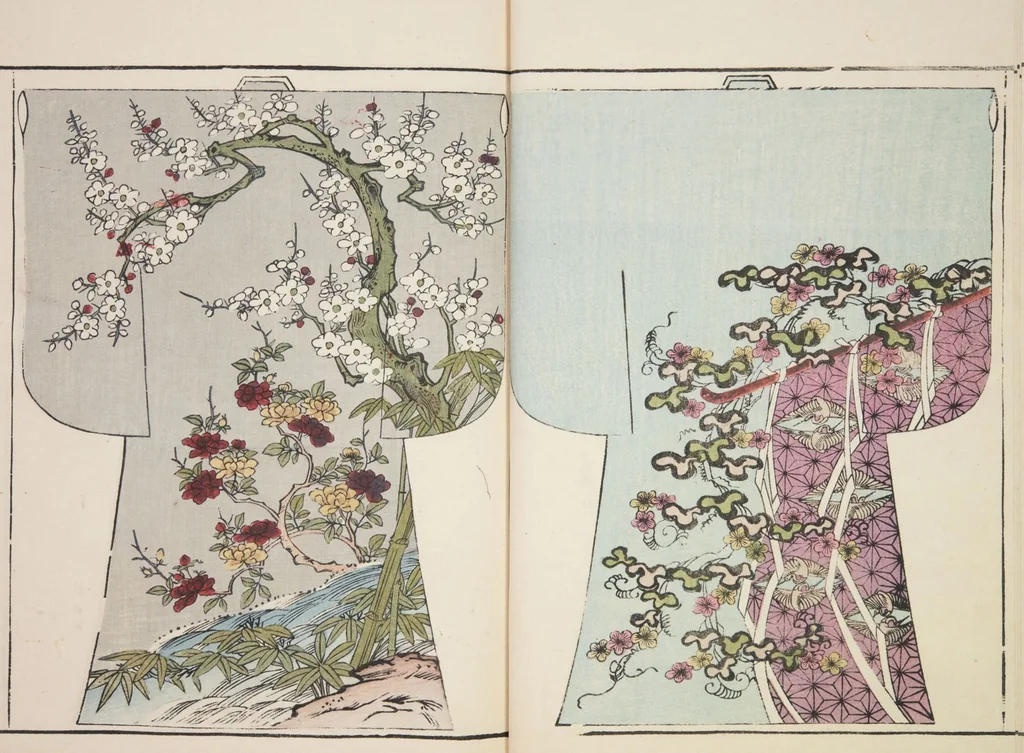 An illustration from Moyō hinagata miyako no nishiki / [henshū Yamanaka Kichirobē] : [volume 1], 1886, leaf 10
