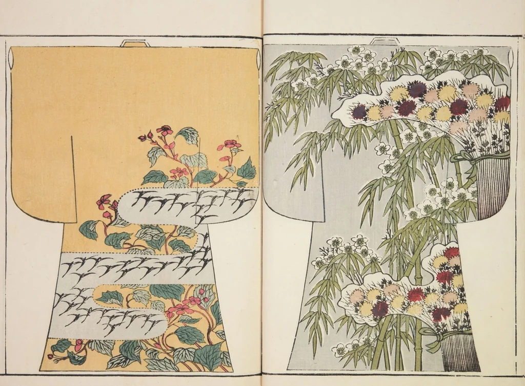 An illustration from Moyō hinagata miyako no nishiki / [henshū Yamanaka Kichirobē] : [volume 1], 1886, leaf 11
