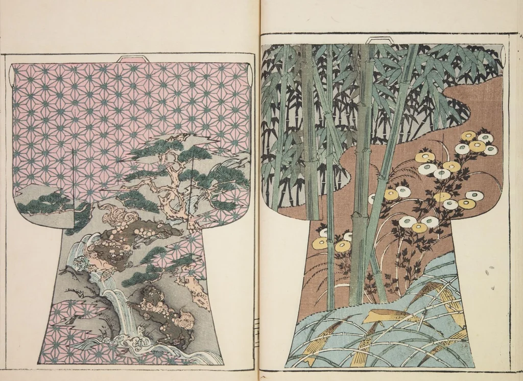 An illustration from Moyō hinagata miyako no nishiki / [henshū Yamanaka Kichirobē] : [volume 1], 1886, leaf 17