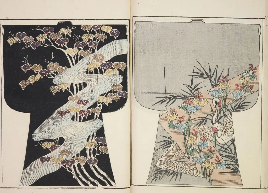 An illustration from Moyō hinagata miyako no nishiki / [henshū Yamanaka Kichirobē] : [volume 1], 1886, leaf 28