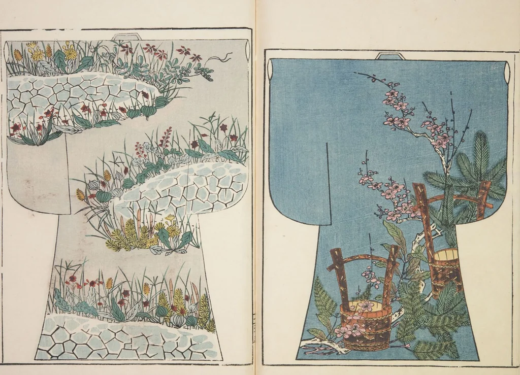 An illustration from Moyō hinagata miyako no nishiki / [henshū Yamanaka Kichirobē] : [volume 1], 1886, leaf 31