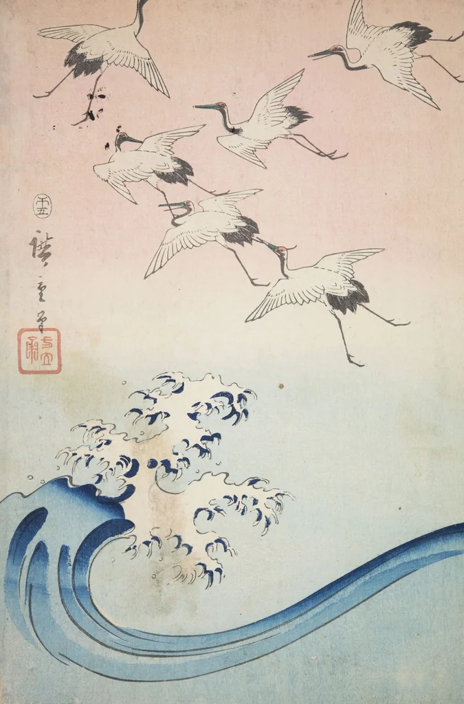 An illustration from Azuma nishikie, 1860, leaf 109