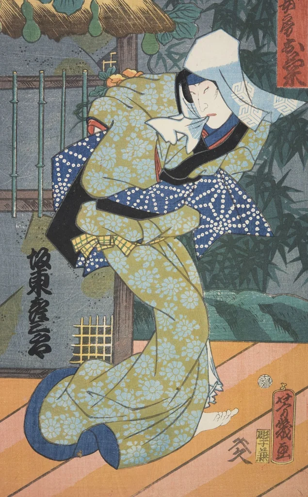 An illustration from Azuma nishikie, 1860, leaf 26