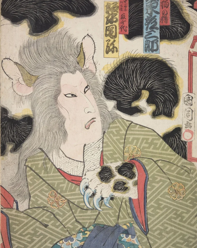 An illustration from Azuma nishikie, 1860, leaf 53