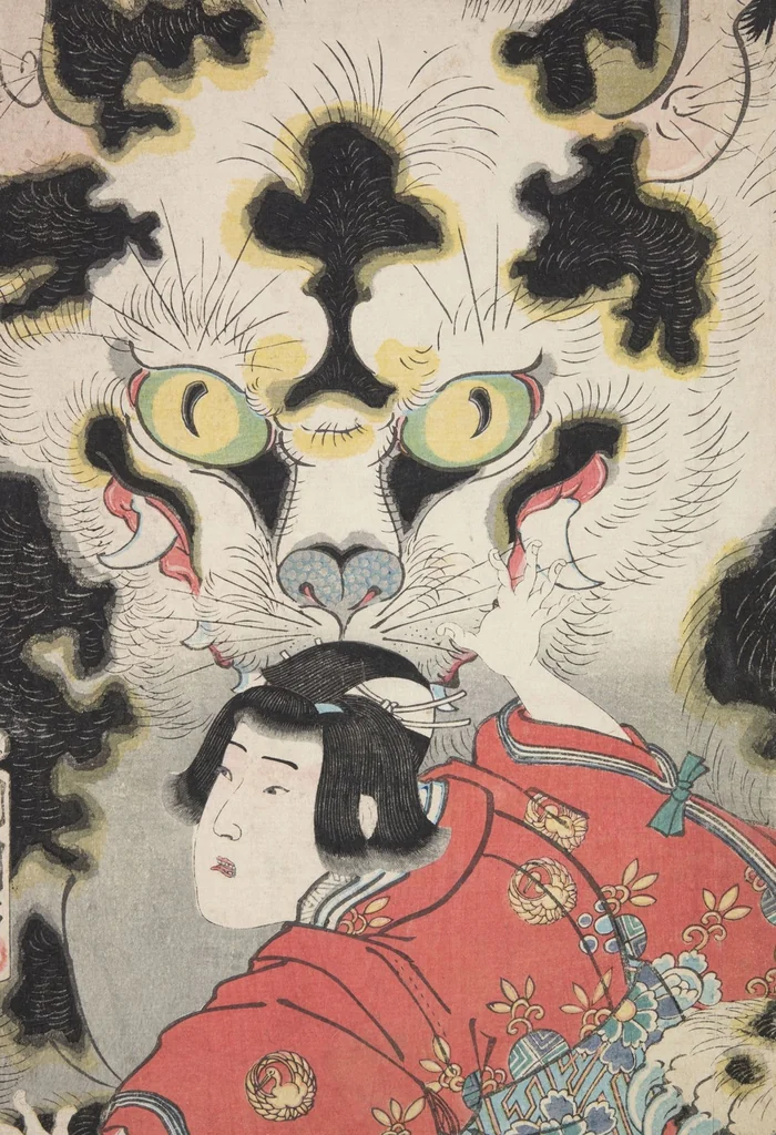 An illustration from Azuma nishikie, 1860, leaf 54