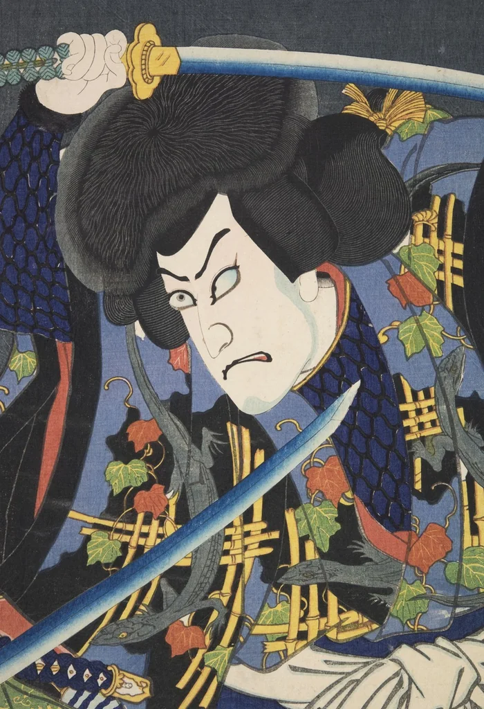 An illustration from Azuma nishikie, 1860, leaf 61