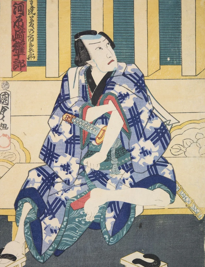 An illustration from Azuma nishikie, 1860, leaf 82