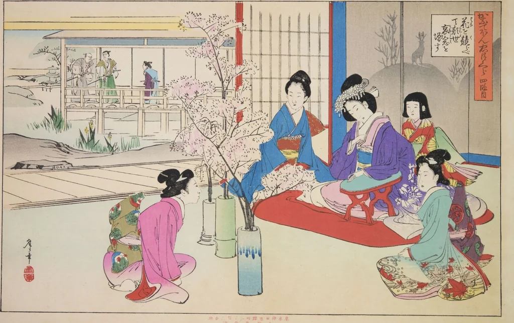 An illustration from Kana-dehon Chūshingura jūnidan zen, leaf 6