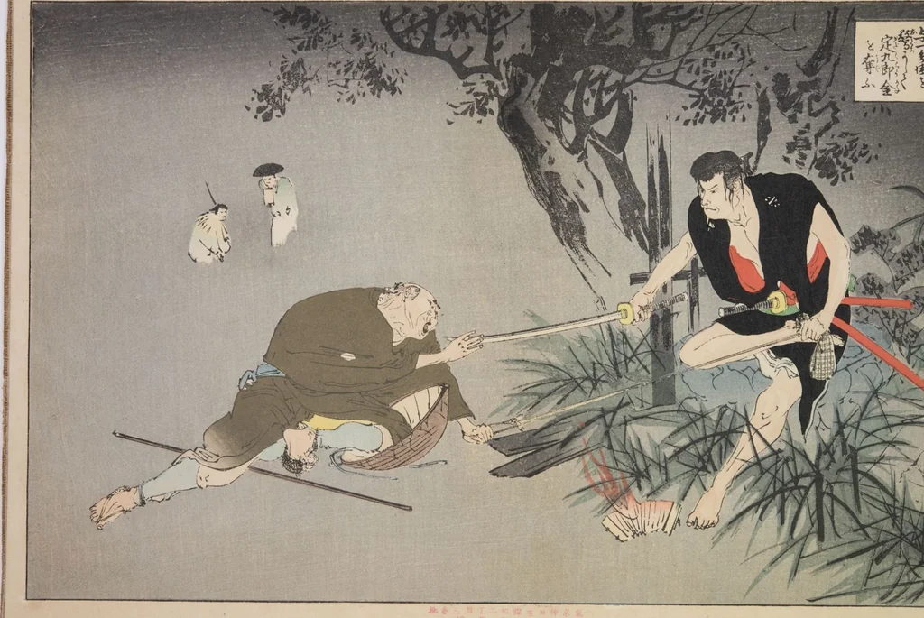 An illustration from Kana-dehon Chūshingura jūnidan zen, leaf 7