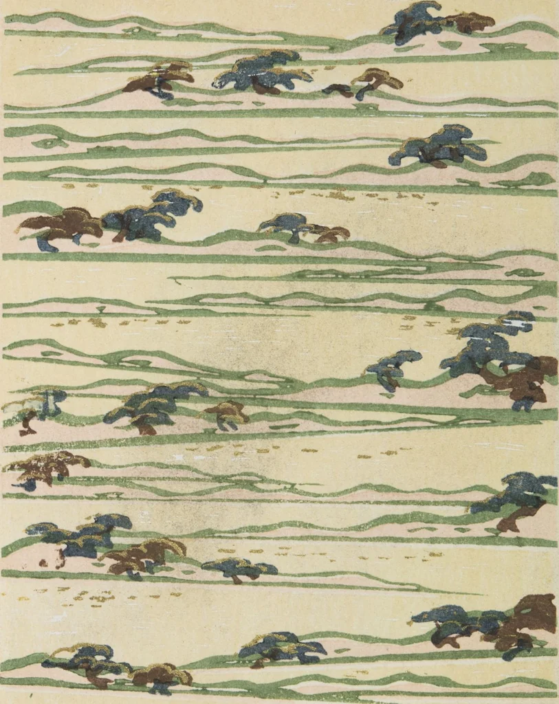 An illustration from Shin bijutsukai / [Kamisaka Sekka, Furuya Kōrin hen], 1902, leaf 10