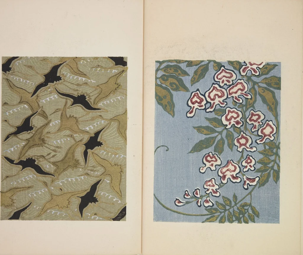 An illustration from Shin bijutsukai / [Kamisaka Sekka, Furuya Kōrin hen], 1902, leaf 8