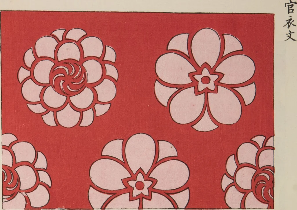 An illustration from Kyūko zufu. Shokumon no bu, 1878, leaf 13
