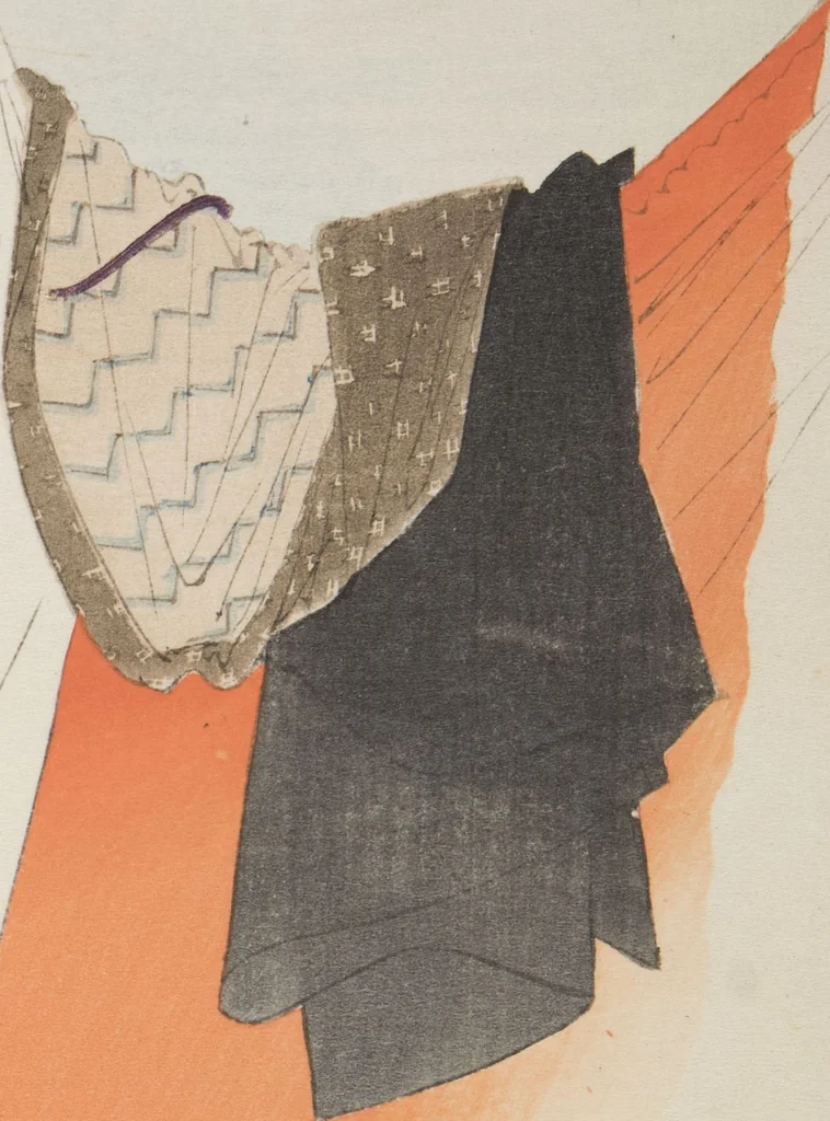 An illustration from Kyōiku imayō bijin fūzoku zen, 1898, leaf 12